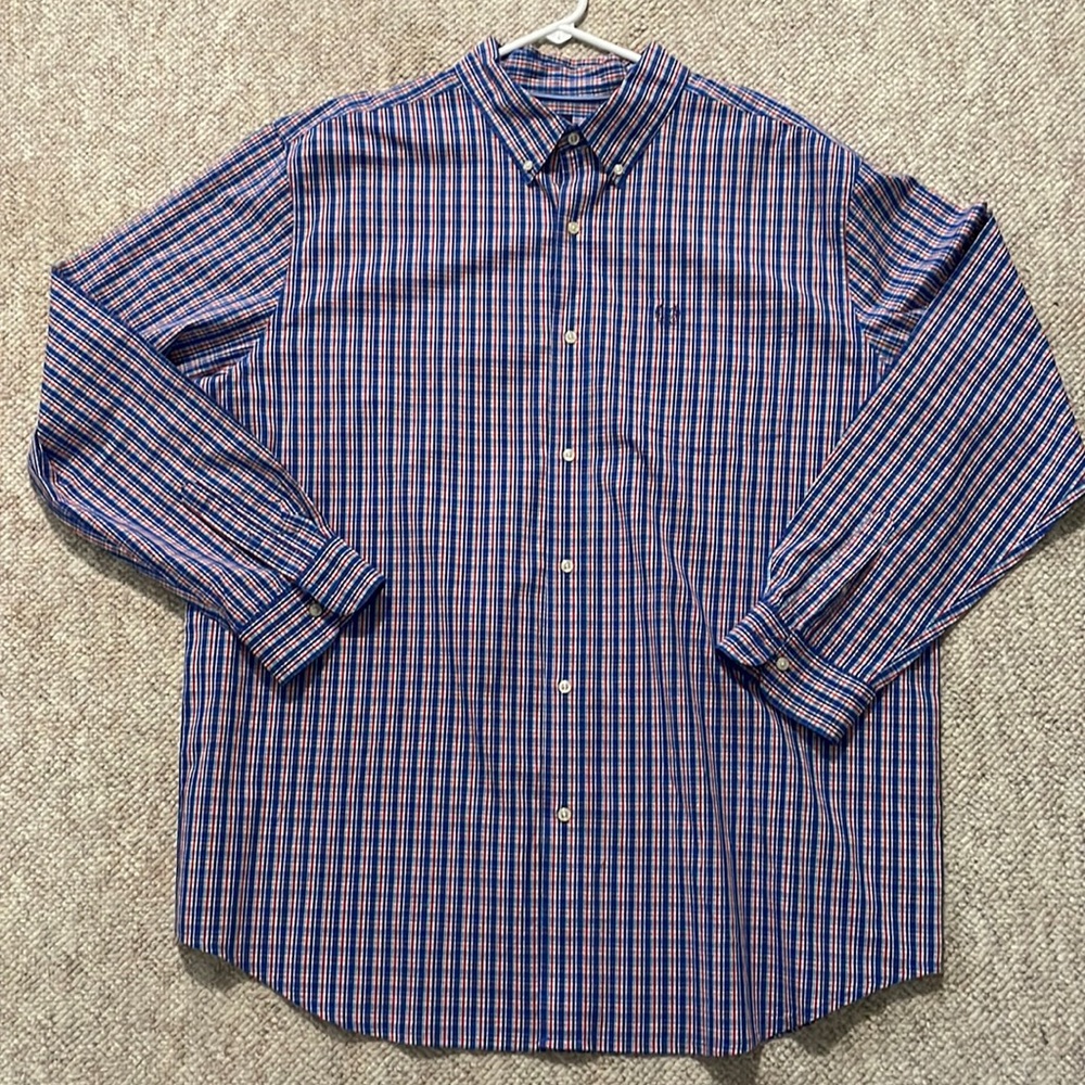 Men’s Chaps XXLT (Tall) Button Up Long Sleeve Shirt